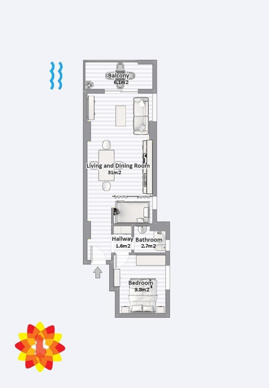 Sail Ocean View Apartments Саранда Экстерьер фото